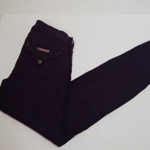 Hudson jeans purple Collin skinny